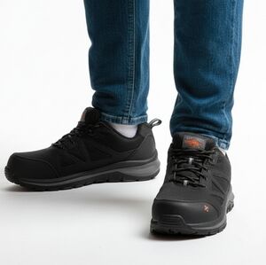 Merrell Work Fullbench Speed Carbon Fiber Toe  Black Work Shoes Size 7.5M